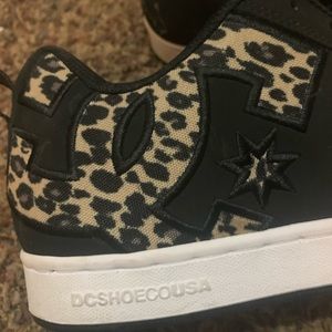 DC shoe leopard print ladies shoes